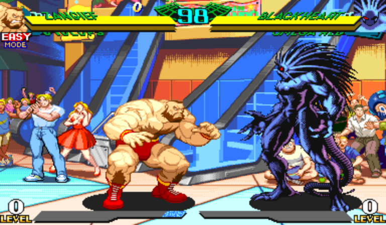 Marvel Super Heroes Vs. Street Fighter (Asia 970620) Screenshot 1